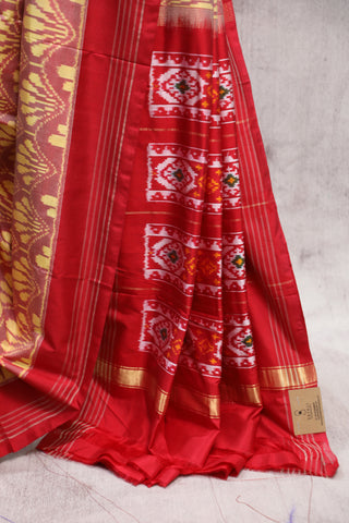 Pink Pochampalli Silk Ikat Saree-SRPPSIS130