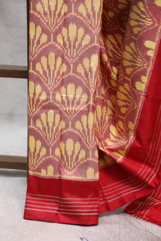 Pink Pochampalli Silk Ikat Saree-SRPPSIS130