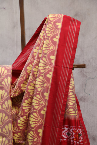 Pink Pochampalli Silk Ikat Saree-SRPPSIS130