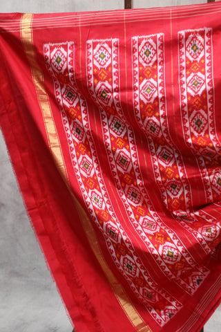 Pink Pochampalli Silk Ikat Saree-SRPPSIS130