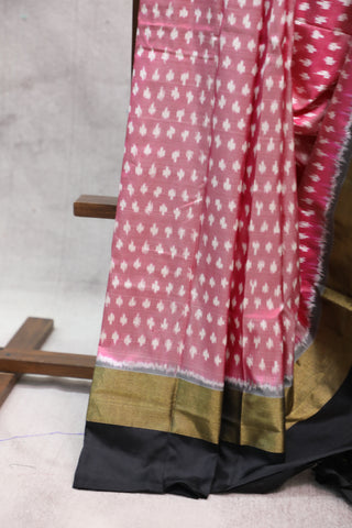 Pink Pochampalli Silk Ikat Saree-SRPPSIS126