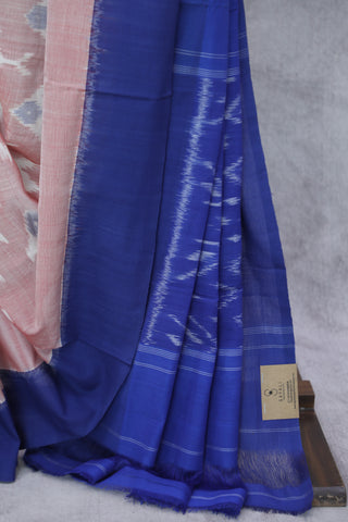 Pink Pochampalli Cotton Ikat Saree - SRPPCIS273