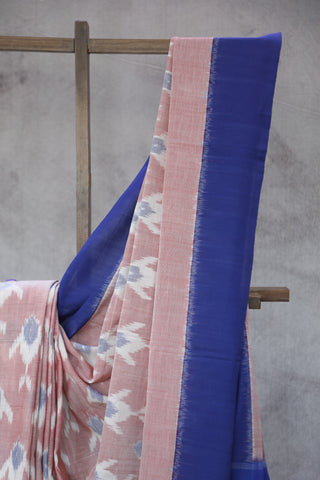 Pink Pochampalli Cotton Ikat Saree - SRPPCIS273