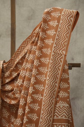 Beige HBP Cotton Saree - SRBCS1595