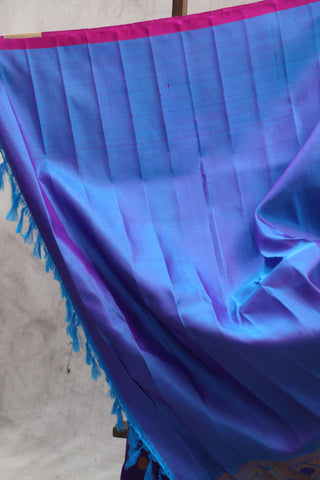 Purple Gadwal Silk Saree - SRPGSS354