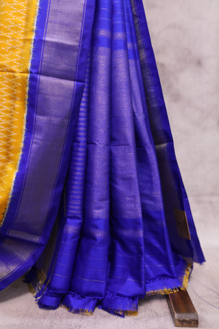 Yellow  Pochampalli Silk Ikat Saree-SRYPSIS52