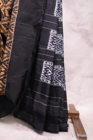 Copper Pochampalli Silk Ikat Saree-SRCPSIS79