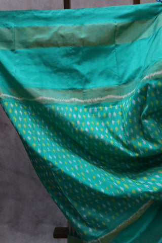 Grey Pochampalli Silk Ikat Saree-SRGPSIS84