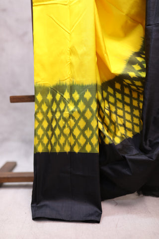 Yellow Pochampalli Silk Ikat Saree-SRYPSIS109