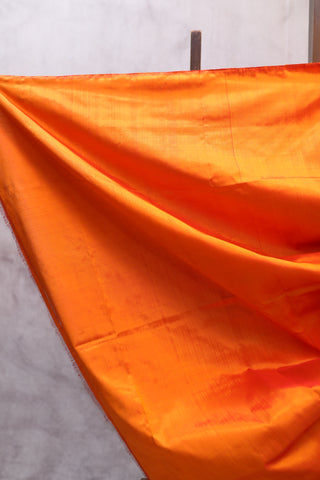 Orange Pochampalli Silk Ikat Saree-SROPSIS108