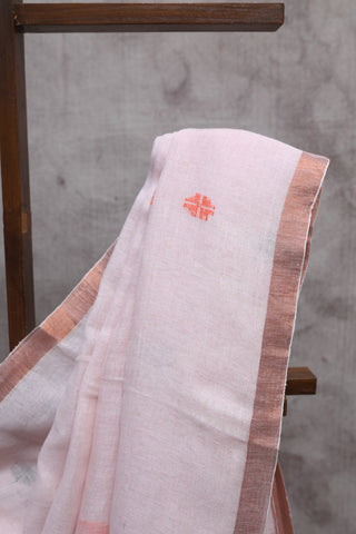 Pink Jamdani Saree - SRSPLJS193