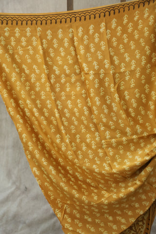 Yellow HBP Modal Silk Saree - SRYMSS148