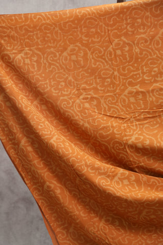 Orange HBP Cotton Saree - SROCS1329