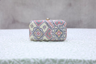 Grey Patola Clutch- SRGPC26