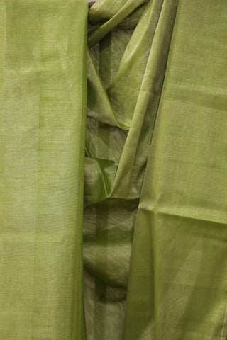 Green Tissue Maheshwari Saree - SRGTMS139EX