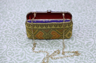 Yellow Patola Clutch- SRYPC16