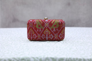 Maroon Patola Clutch- SRMPC18