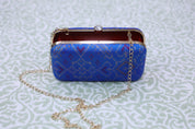 Blue Patola Clutch- SRBPC23