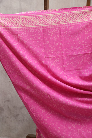 Pink HBP Cotton Saree - SRPCS1346