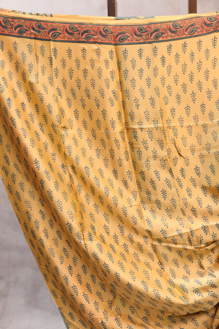 Orange HBP Modal Silk Saree - SROMSS116