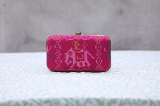 Pink Patola Clutch- SRPPC27