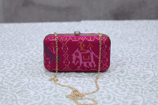 Pink Patola Clutch- SRPPC27