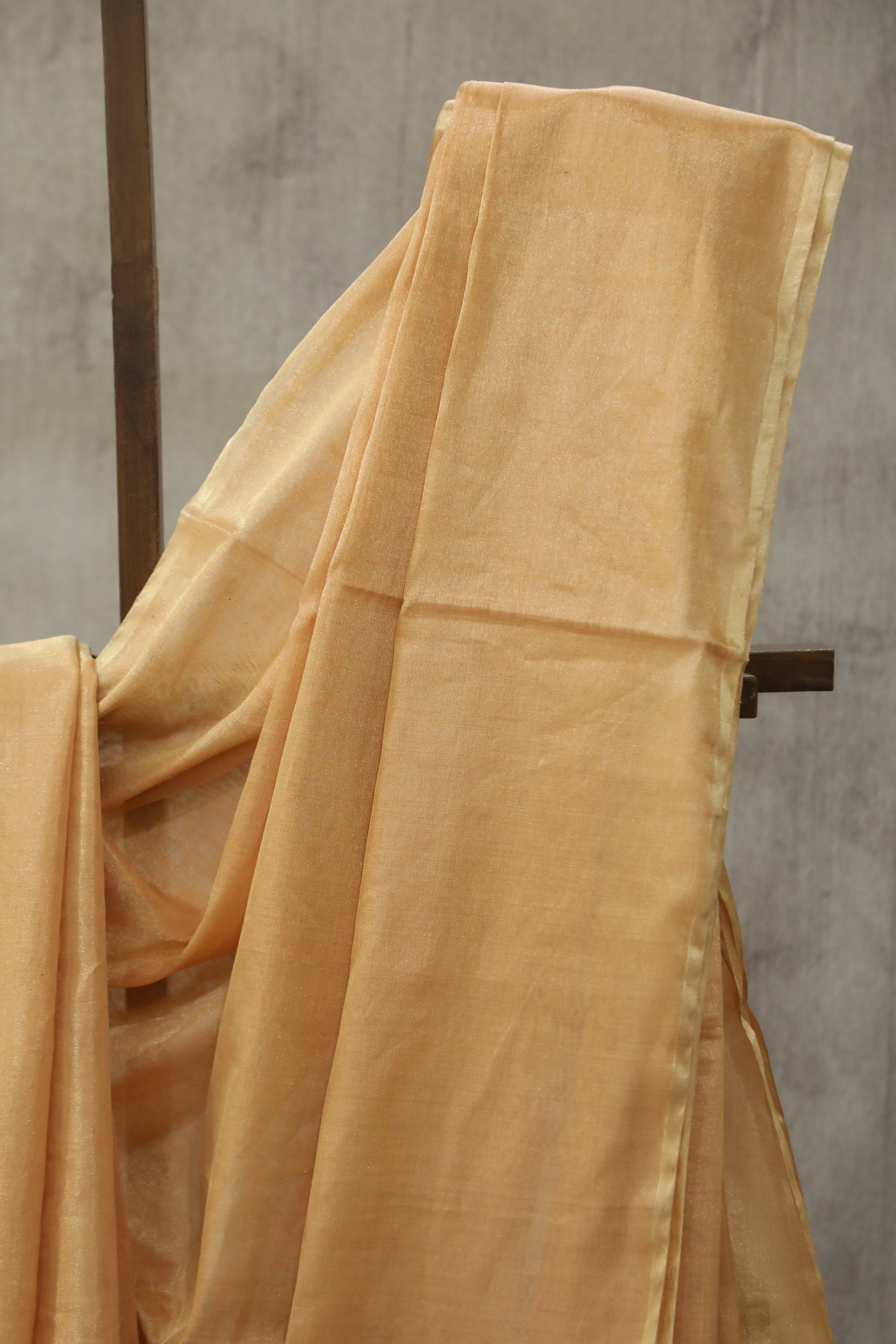 Peach Maheshwari Tissue Saree - SRPMTS125EX