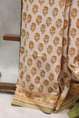 Beige HBP Cotton Saree - SRBCS1371