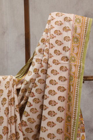 Beige HBP Cotton Saree - SRBCS1371