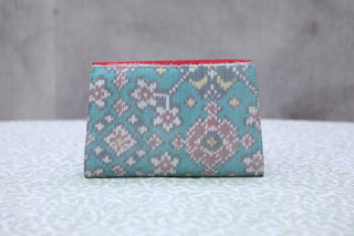 Mint Green Patola Clutch- SRMGPC32