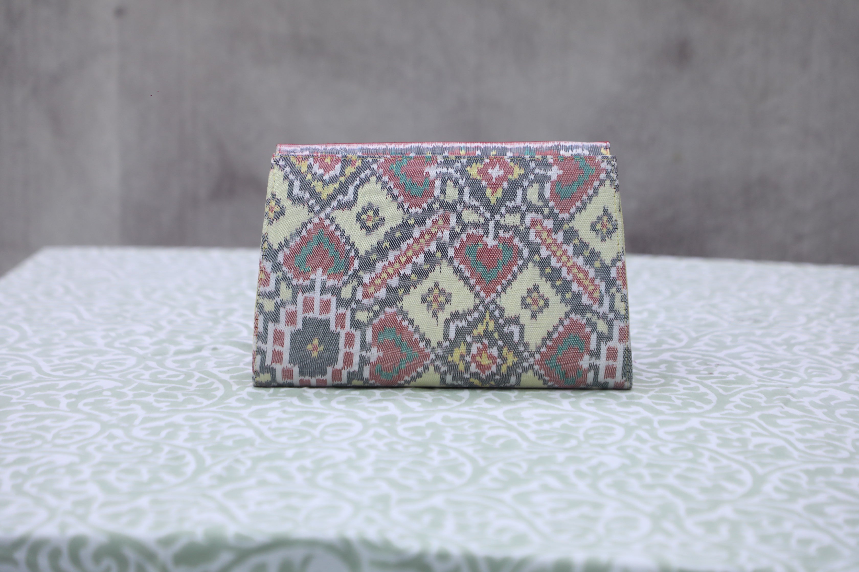 Lemon Yellow Patola Clutch- SRLYPC30