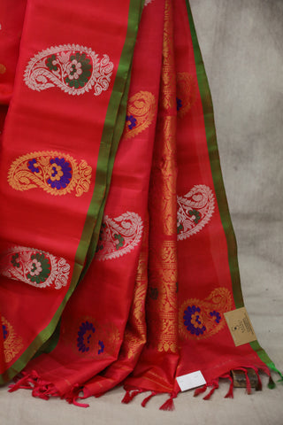 Rani Pink Gadwal Silk Saree - SRRPGSS408