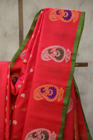 Rani Pink Gadwal Silk Saree - SRRPGSS408