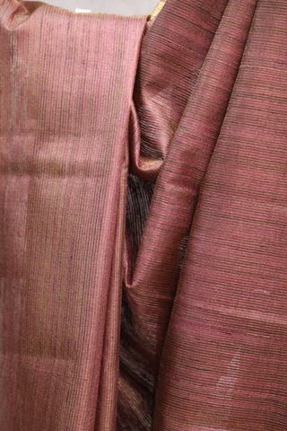 Purple Tussar Silk Saree-SRPTSS802