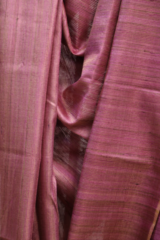 Purple Tussar Silk Saree-SRPTSS803