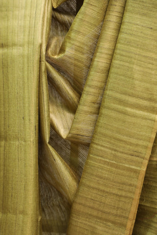 Green Tussar Silk Saree-SRGTSS795