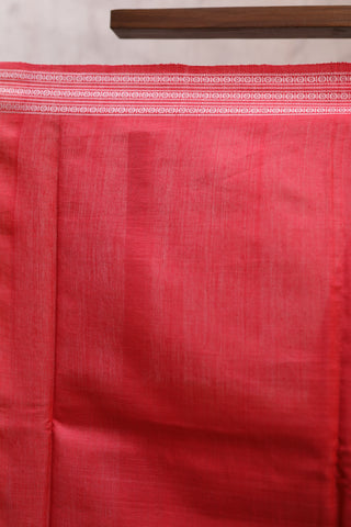 Cream Tussar Silk With Heavy Pallu Saree - SRCTSHPS740