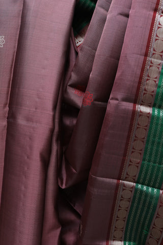 Mauve Kanjeevaram Silk Saree-SRMKSS406