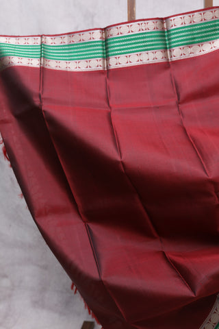 Mauve Kanjeevaram Silk Saree-SRMKSS406