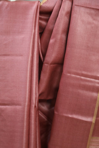 Pink Tussar Silk Saree-SRPTSS818