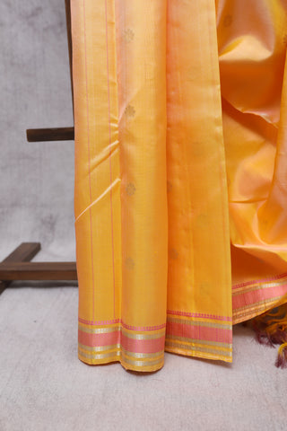 Yellow Kanjeevaram Silk Saree-SRYKSS335