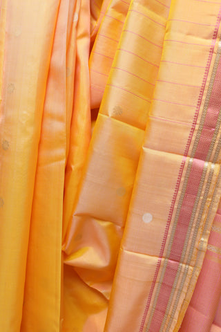 Yellow Kanjeevaram Silk Saree-SRYKSS335