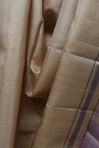 Beige Kanjeevaram Silk Saree-SRBKSS336