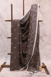 Brown HBP Cotton Saree - SRBCS177