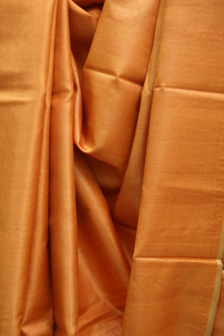 Orange Tussar Silk Saree-SROTSS824