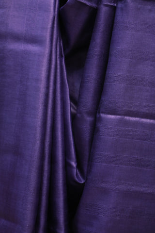 Dark Violet Tussar Silk Saree-SRDVTSS844