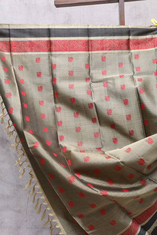 Green Kanjeevaram Silk Saree-SRGKSS430