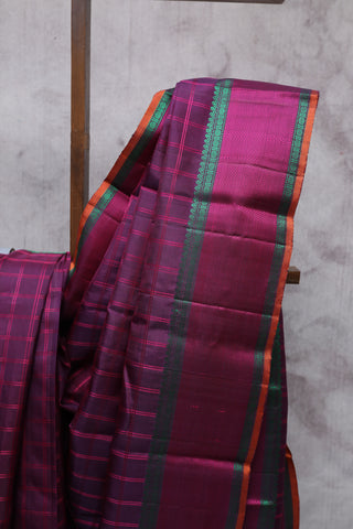 Purple Kanjeevaram Silk Saree-SRPKSS358