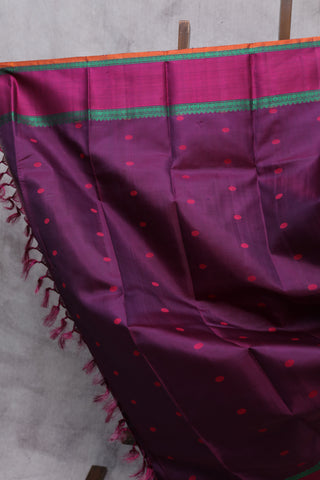 Purple Kanjeevaram Silk Saree-SRPKSS358