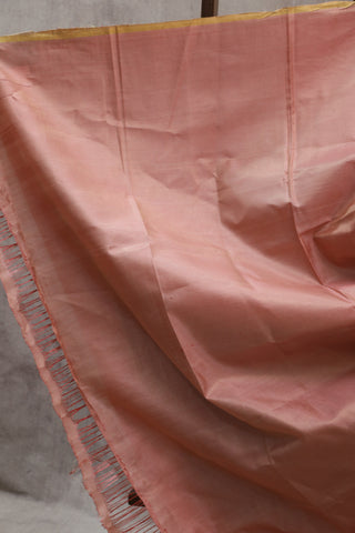 Baby Pink Tussar Silk Saree-SRBPTSS836